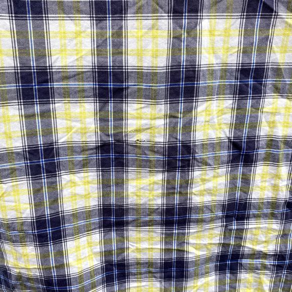 Carhartt Shirt Adult Size 2XL Yellow Plaid Relaxed Fit Short Sleeve Dungaree Men - Picture 12 of 13
